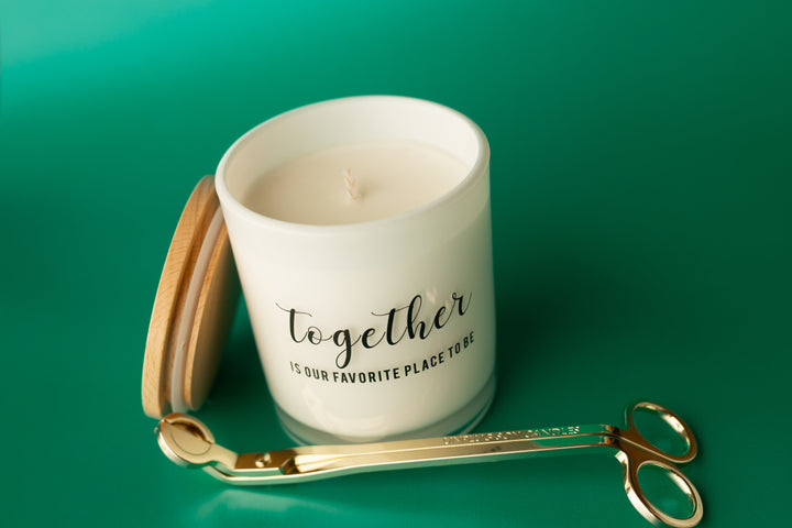 TOGETHER IS OUR FAVORITE PLACE TO BE CANDLE