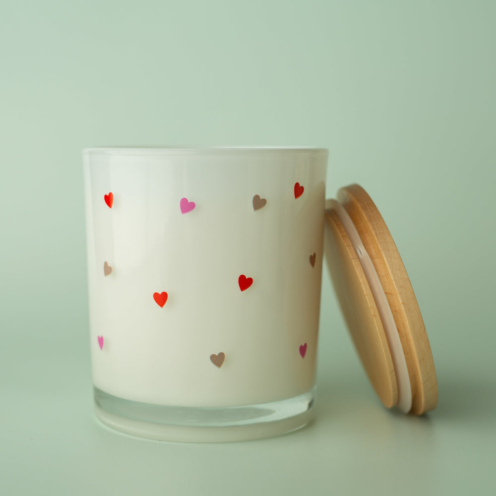 TINY HEARTS WRAP CANDLE