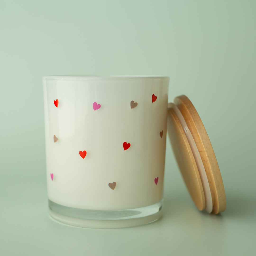 TINY HEARTS WRAP CANDLE