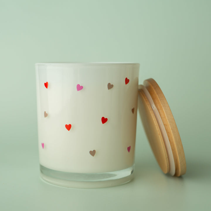 TINY HEARTS WRAP CANDLE