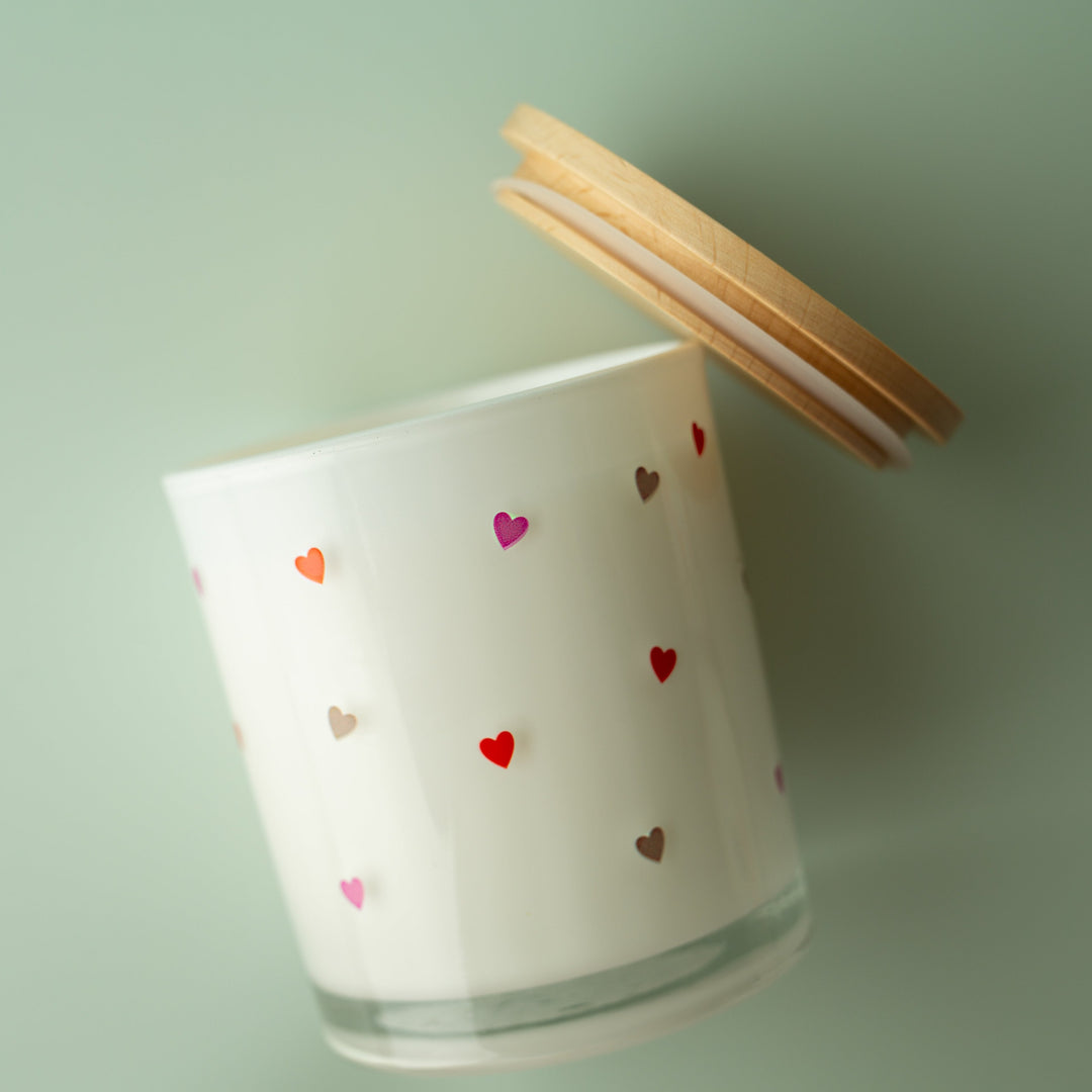 TINY HEARTS WRAP CANDLE