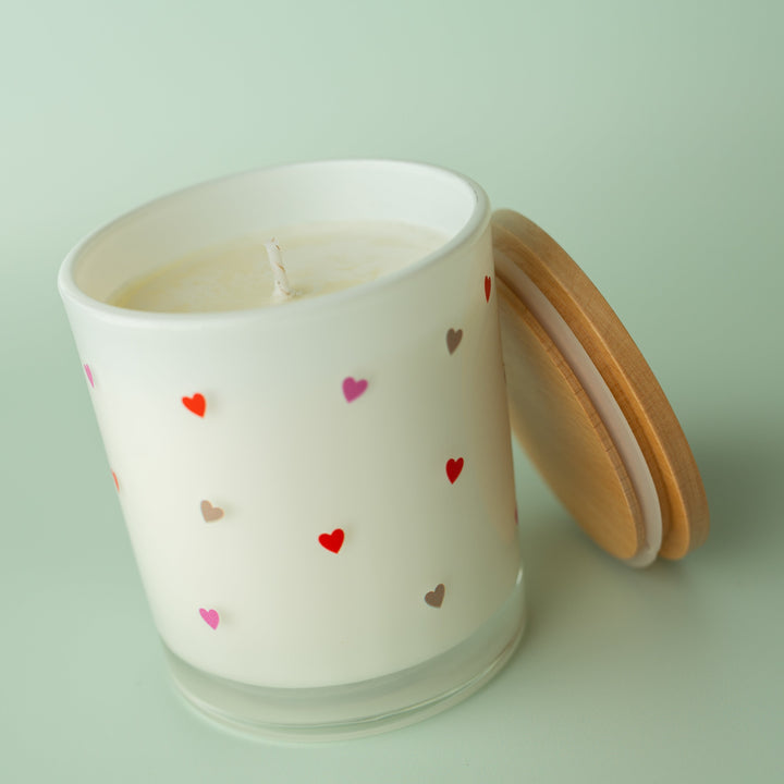 TINY HEARTS WRAP CANDLE