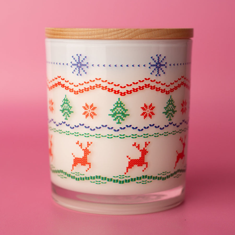 UGLY SWEATER PRINTED CANDLE