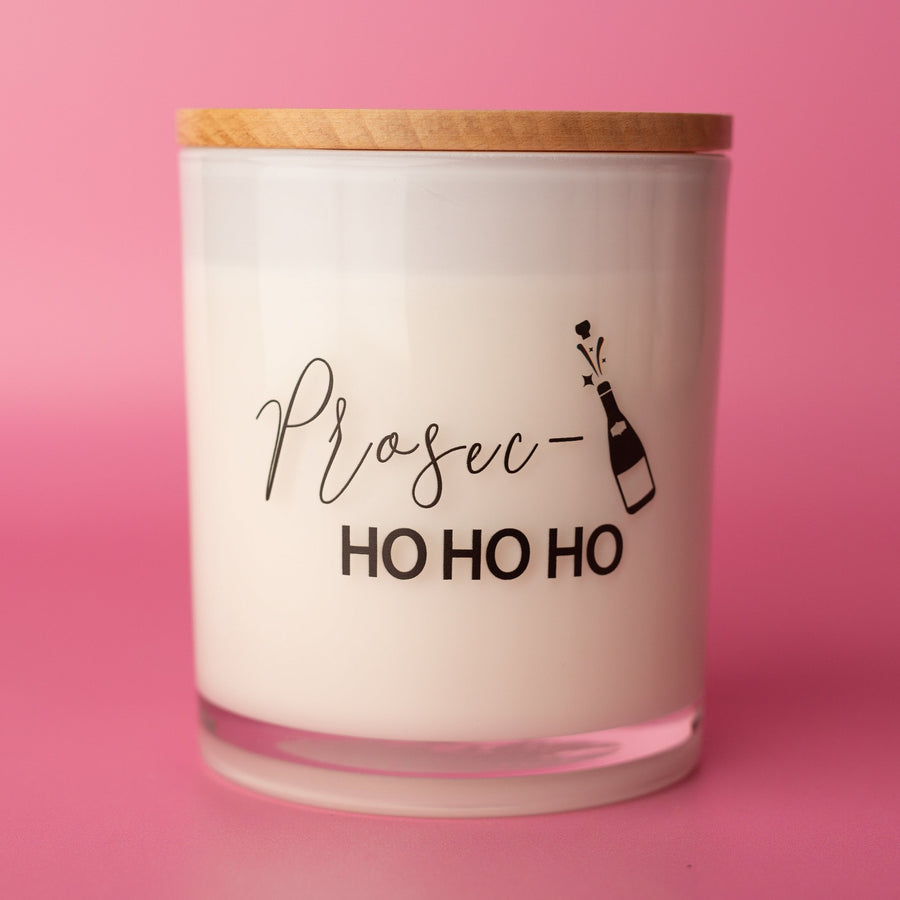 PROSEC HO HO HO PRINTED CANDLE