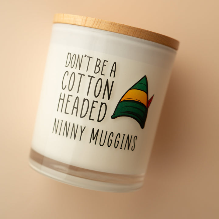 COTTON HEADED NINNY MUGGINS PRINTED CANDLE