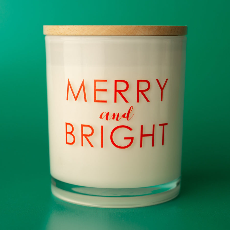 MERRY AND BRIGHT CANDLE