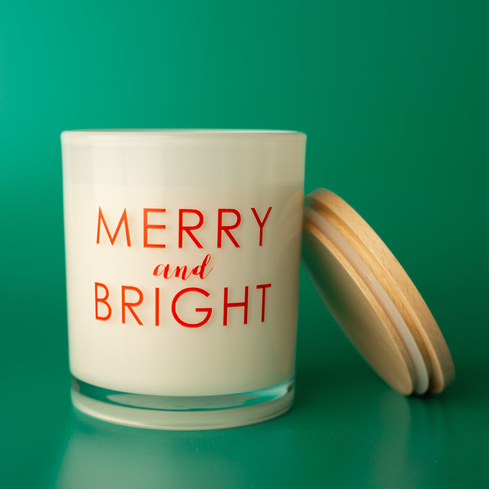 MERRY AND BRIGHT CANDLE