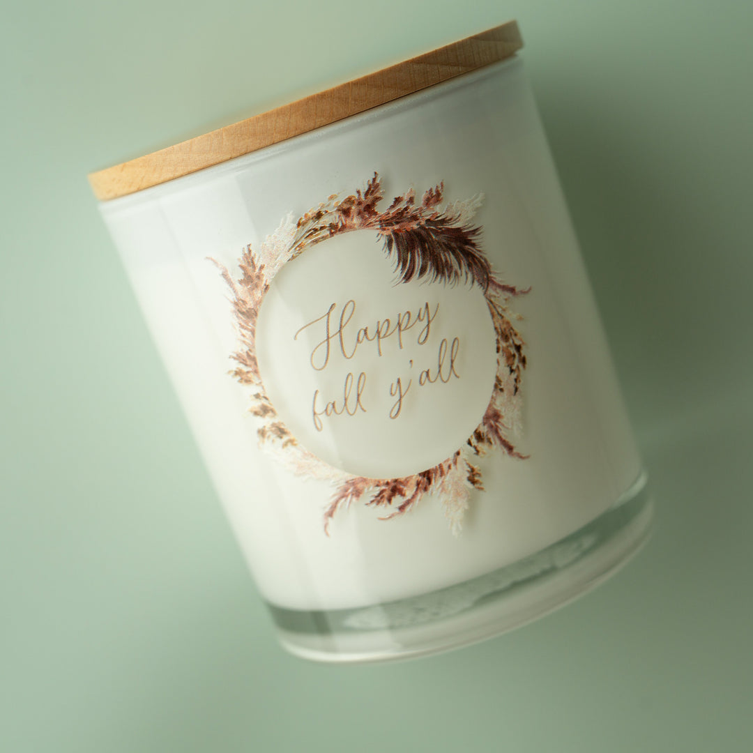 HAPPY FALL Y'ALL CANDLE