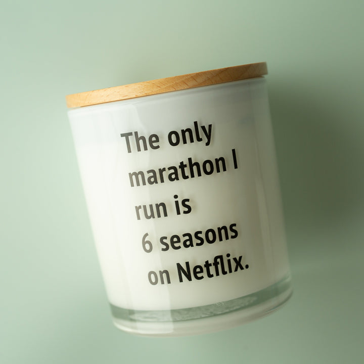 NETFLIX MARATHON CANDLE