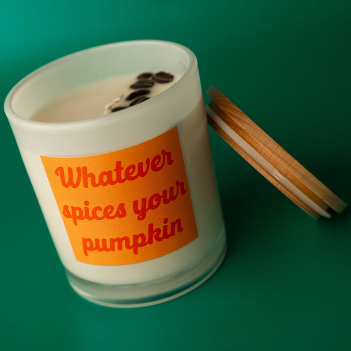 WHATEVER SPICES YOUR PUMPKIN CANDLE