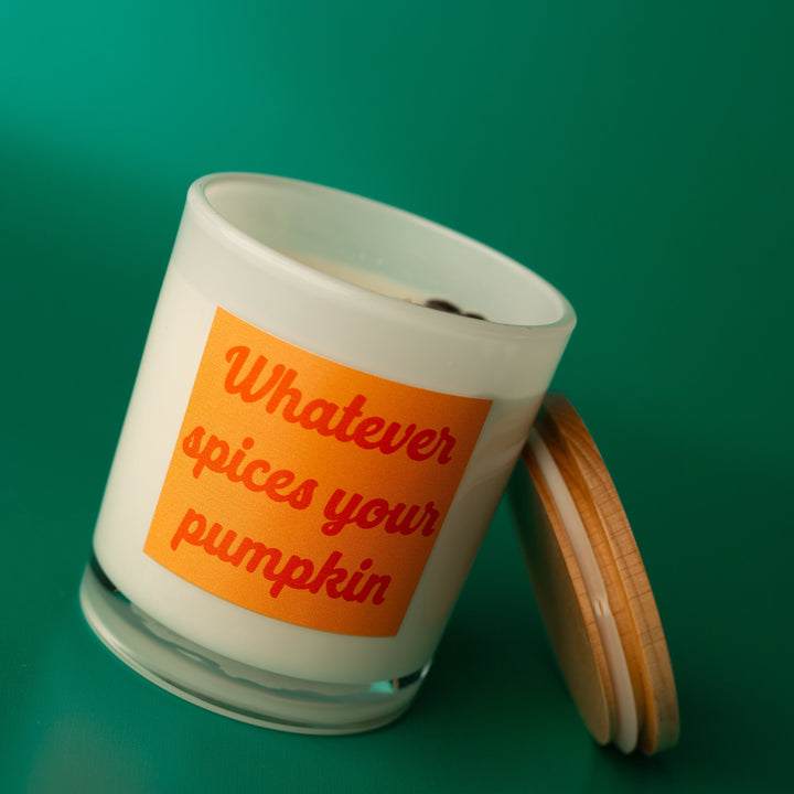 WHATEVER SPICES YOUR PUMPKIN CANDLE