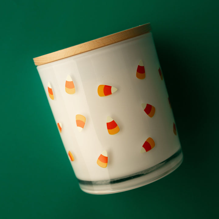 CANDY CORN CANDLE
