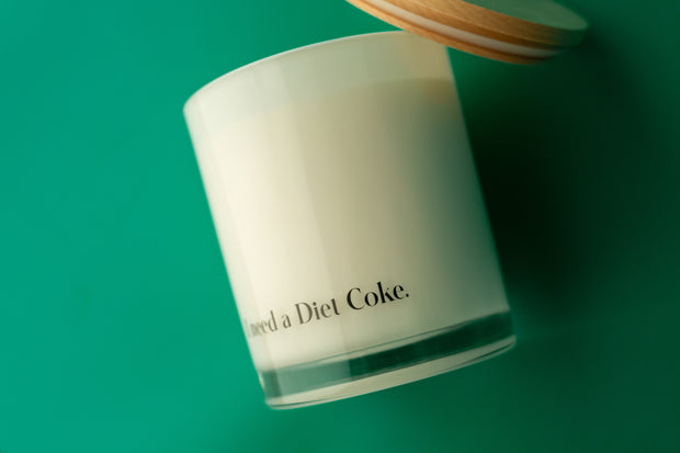 I NEED A DIET COKE CANDLE
