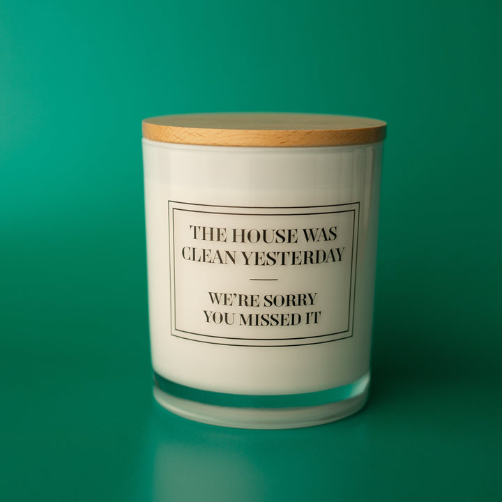HOUSE WAS CLEAN CANDLE