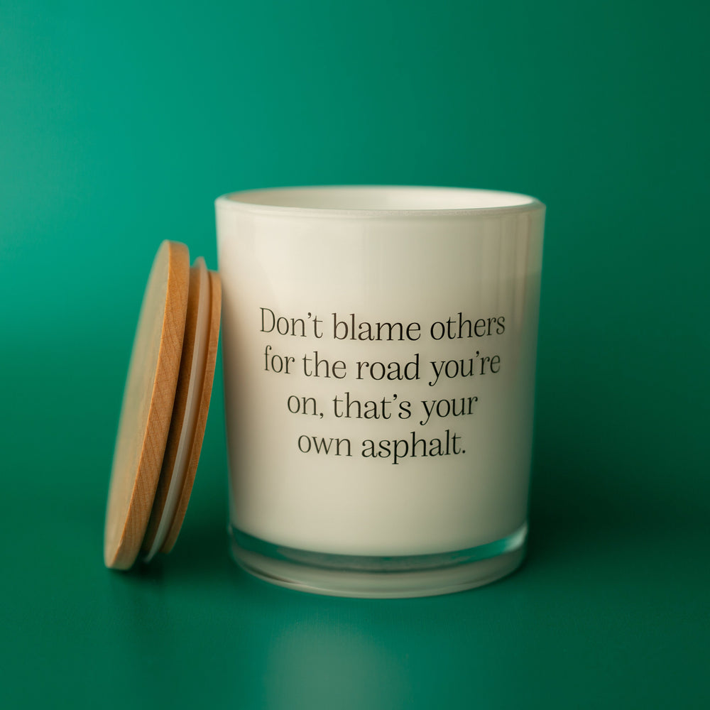 OWN ASPHALT CANDLE
