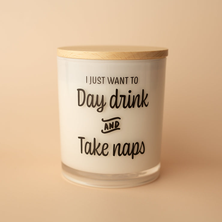 DAY DRINK AND NAP CANDLE