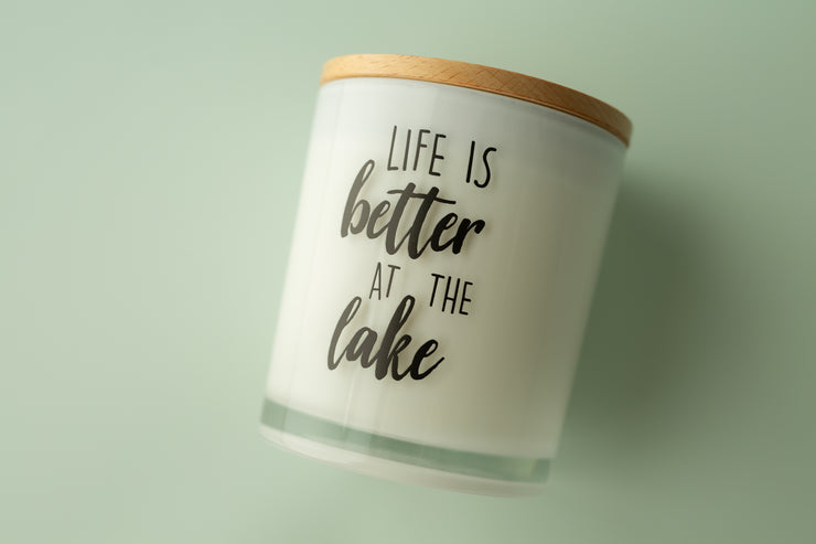 LIFE IS BETTER AT THE LAKE CANDLE
