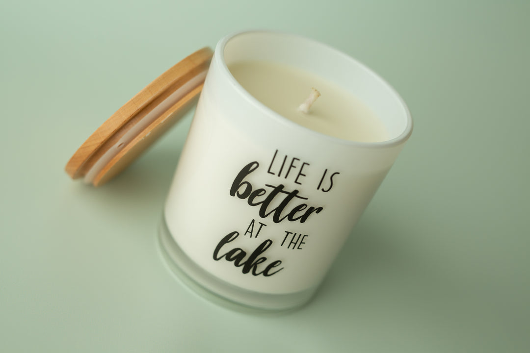 LIFE IS BETTER AT THE LAKE CANDLE
