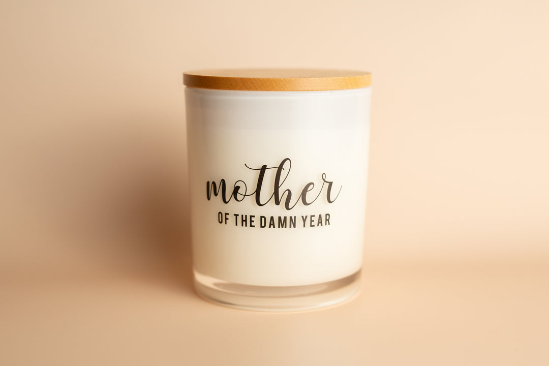 MOTHER OF THE DAMN YEAR CANDLE