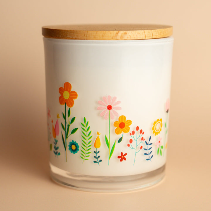 SPRING FLOWERS CANDLE