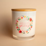 HELLO SPRING CANDLE