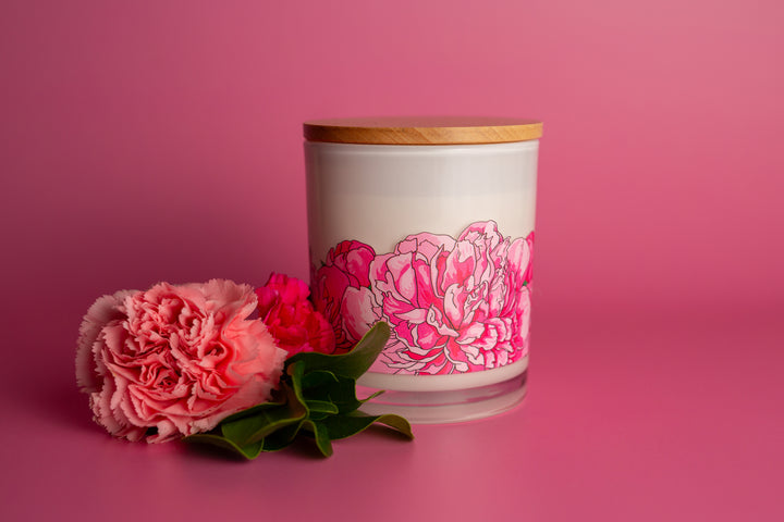 PINK PEONY SPRING CANDLE