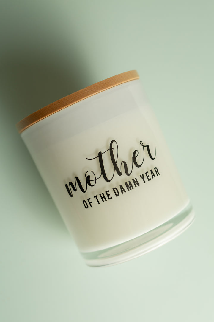 MOTHER OF THE DAMN YEAR CANDLE