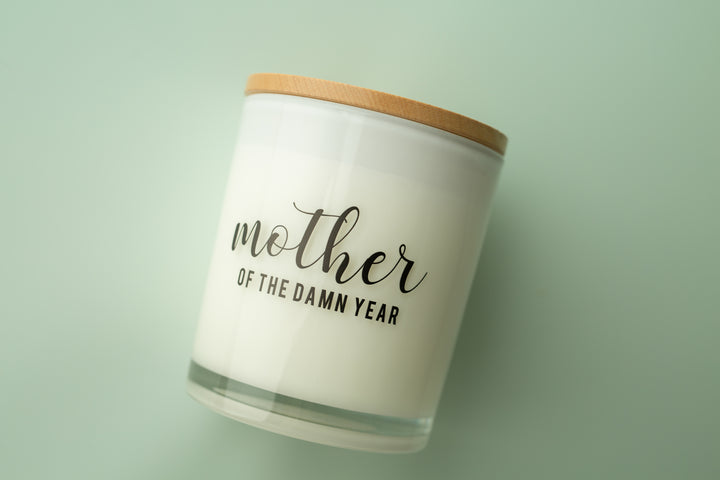 MOTHER OF THE DAMN YEAR CANDLE
