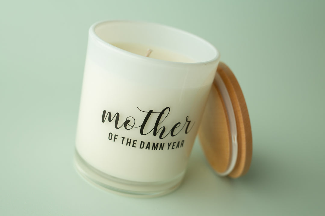 MOTHER OF THE DAMN YEAR CANDLE