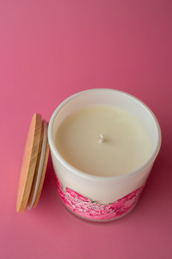 PINK PEONY SPRING CANDLE