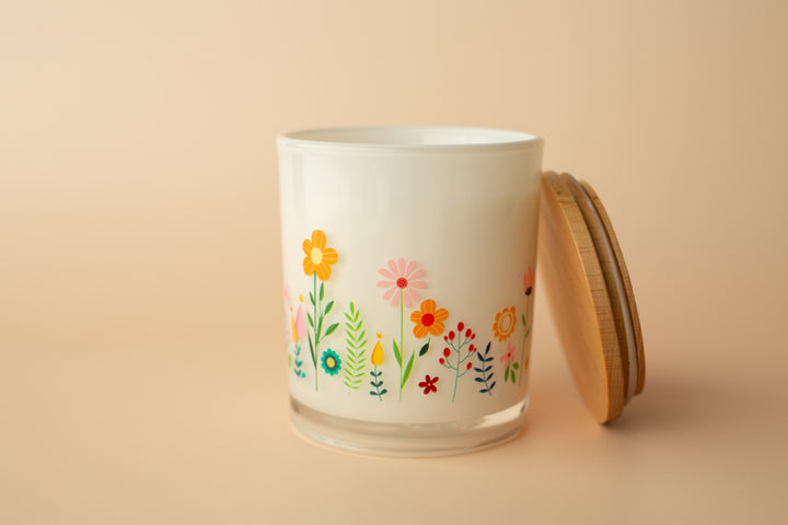 SPRING FLOWERS CANDLE
