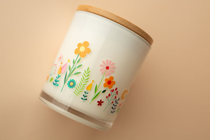 SPRING FLOWERS CANDLE