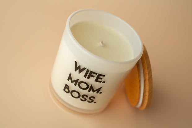 WIFE MOM BOSS CANDLE