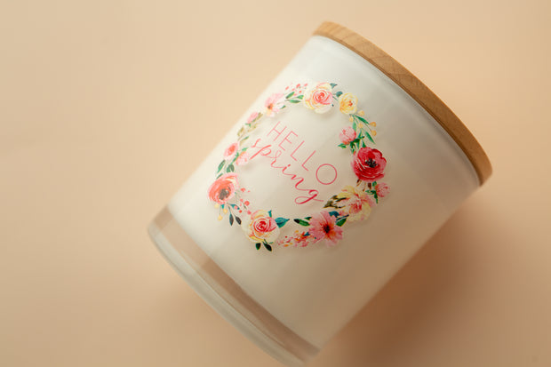 HELLO SPRING CANDLE