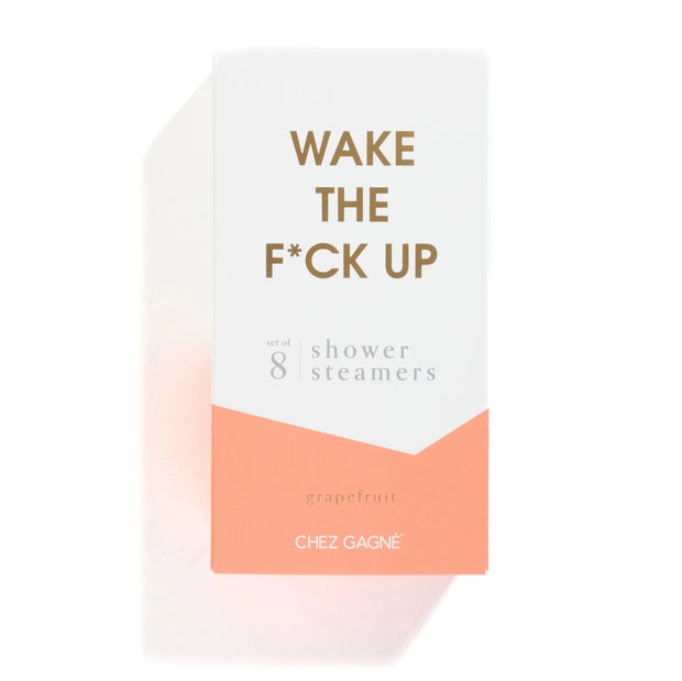 WAKE THE F*CK UP SHOWER STEAMERS