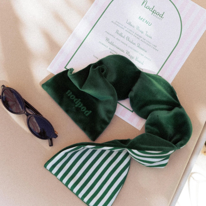 NODPOD WEIGHTED SLEEP MASK- GREEN CABANA