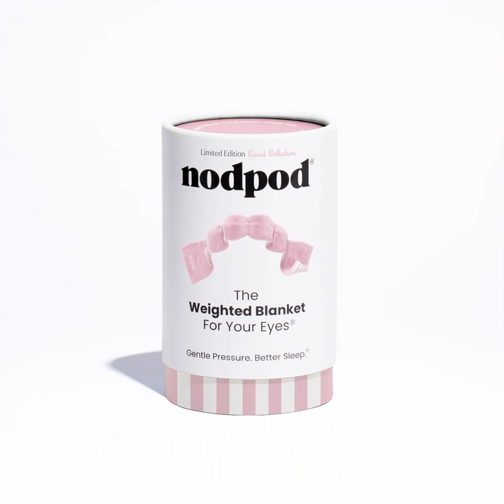 NODPOD WEIGHTED SLEEP MASK- PINK CABANA