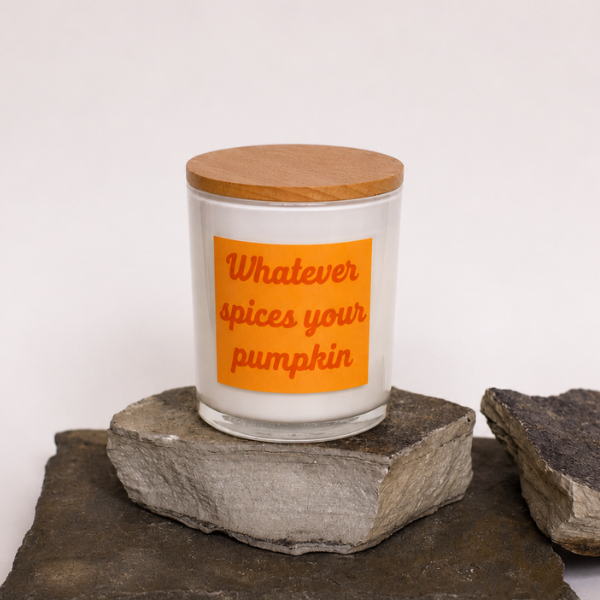 WHATEVER SPICES YOUR PUMPKIN CANDLE