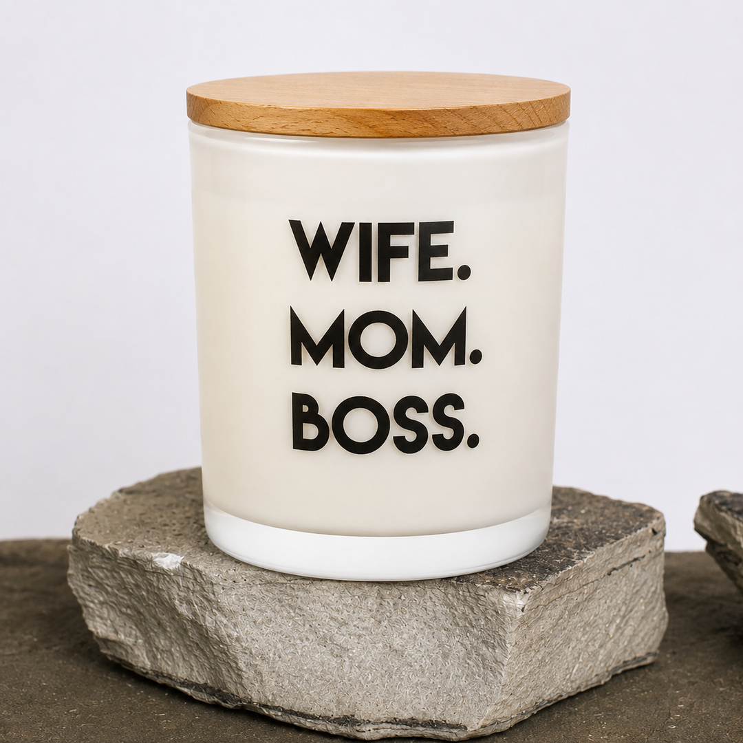 WIFE MOM BOSS CANDLE