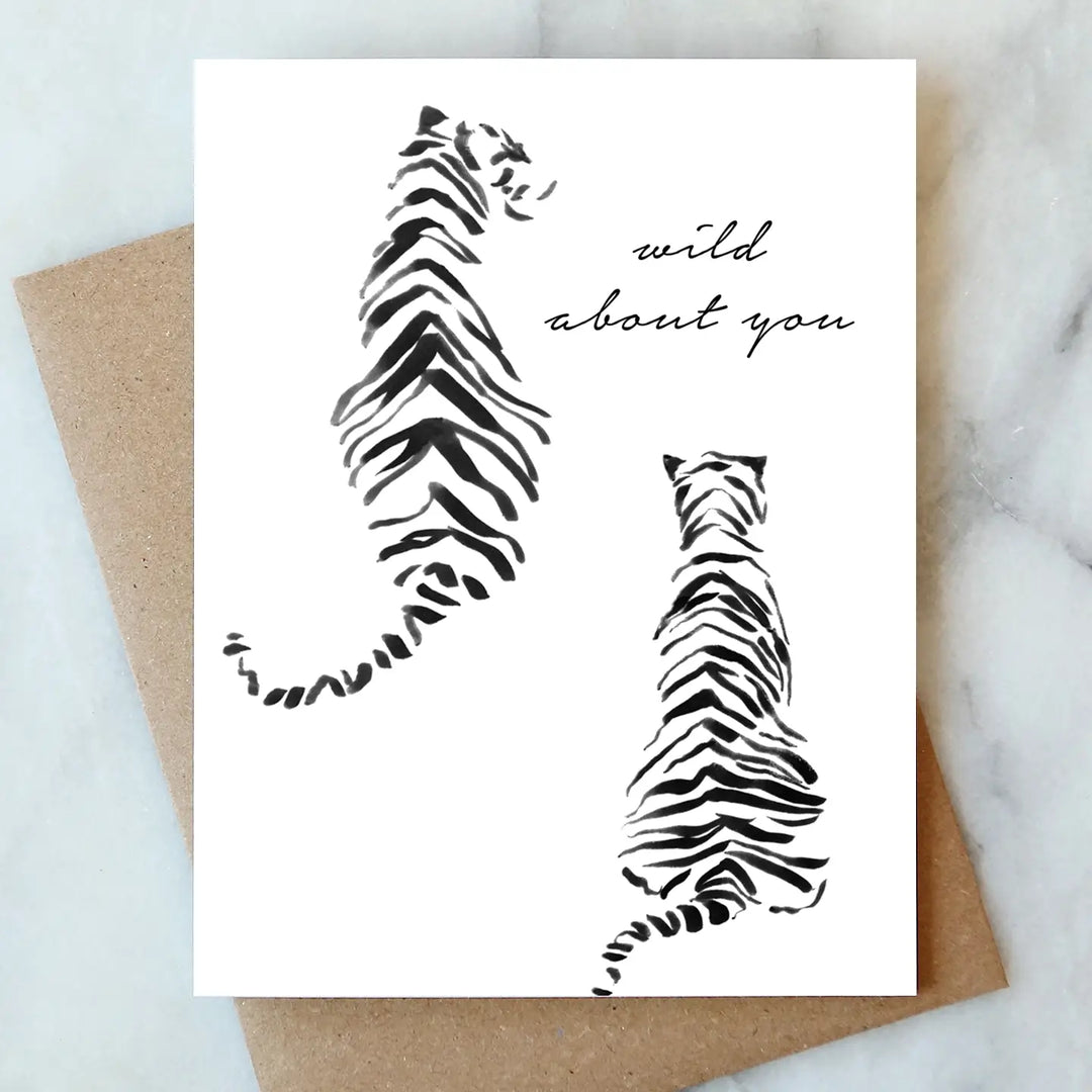WILD ABOUT YOU GREETING CARD