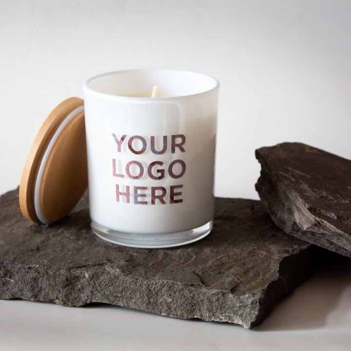 UPLOAD YOUR OWN LOGO PRINTED CANDLES