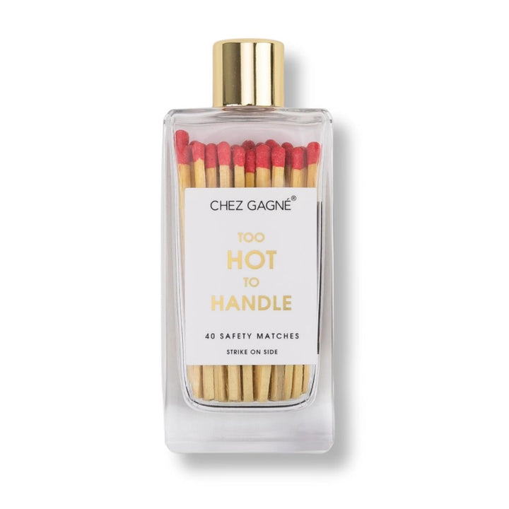 CHEZ GAGNE GLASS BOTTLE MATCHES