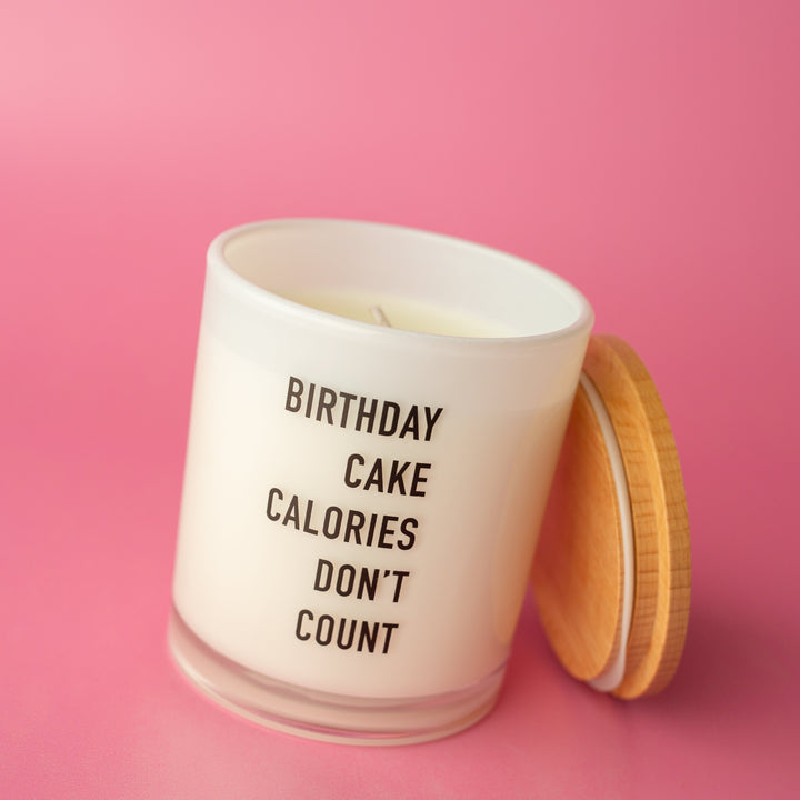 BIRTHDAY CALORIES DON'T COUNT CANDLE