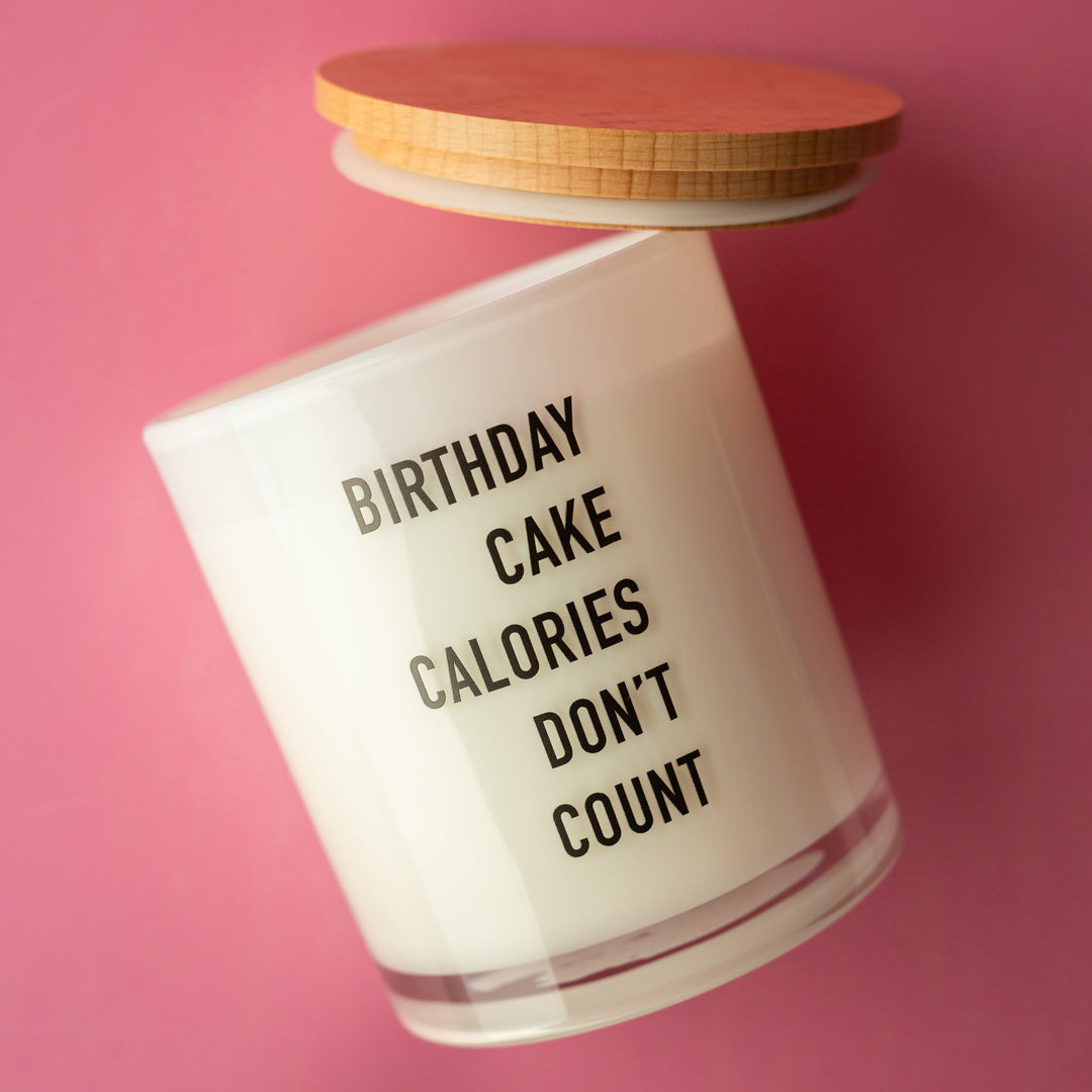 BIRTHDAY CALORIES DON'T COUNT CANDLE