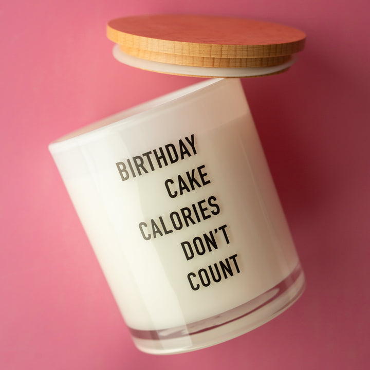 BIRTHDAY CALORIES DON'T COUNT CANDLE
