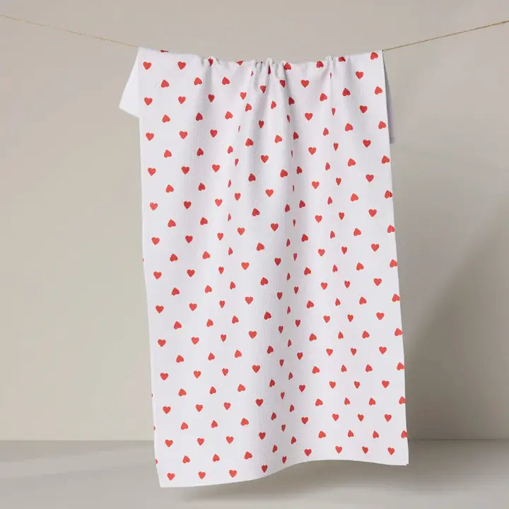 BABY HEARTS TEA TOWEL