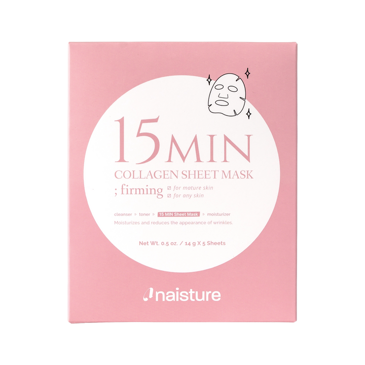 15 MIN COLLAGEN SHEET MASK-5 PC (FIRMING & HYDRATING)