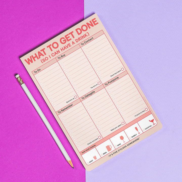 WHAT TO GET DONE SO I CAN HAVE A DRINK PAD