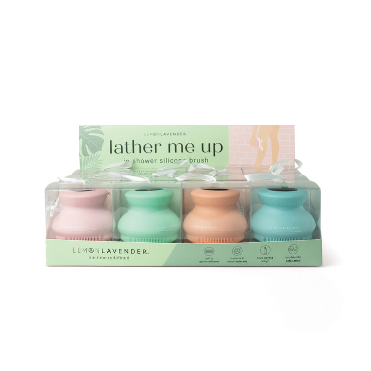 LEMON LAVENDER IN-SHOWER SILICONE BRUSH