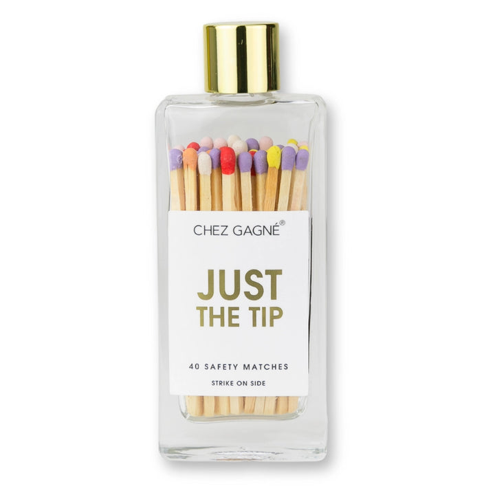 CHEZ GAGNE GLASS BOTTLE MATCHES